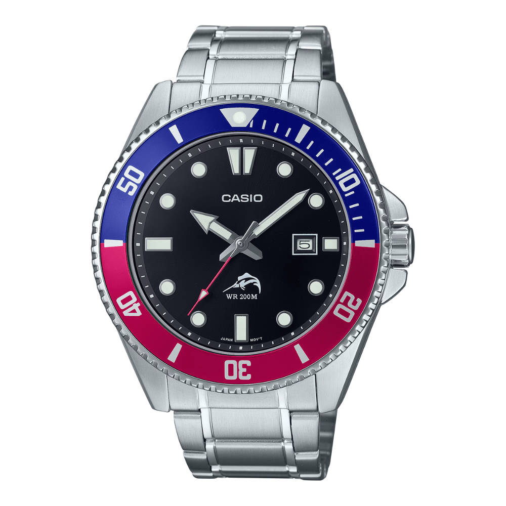 RELOJ CASIO MARLIN MDV-106DD-1A2VCF PLATEADO1