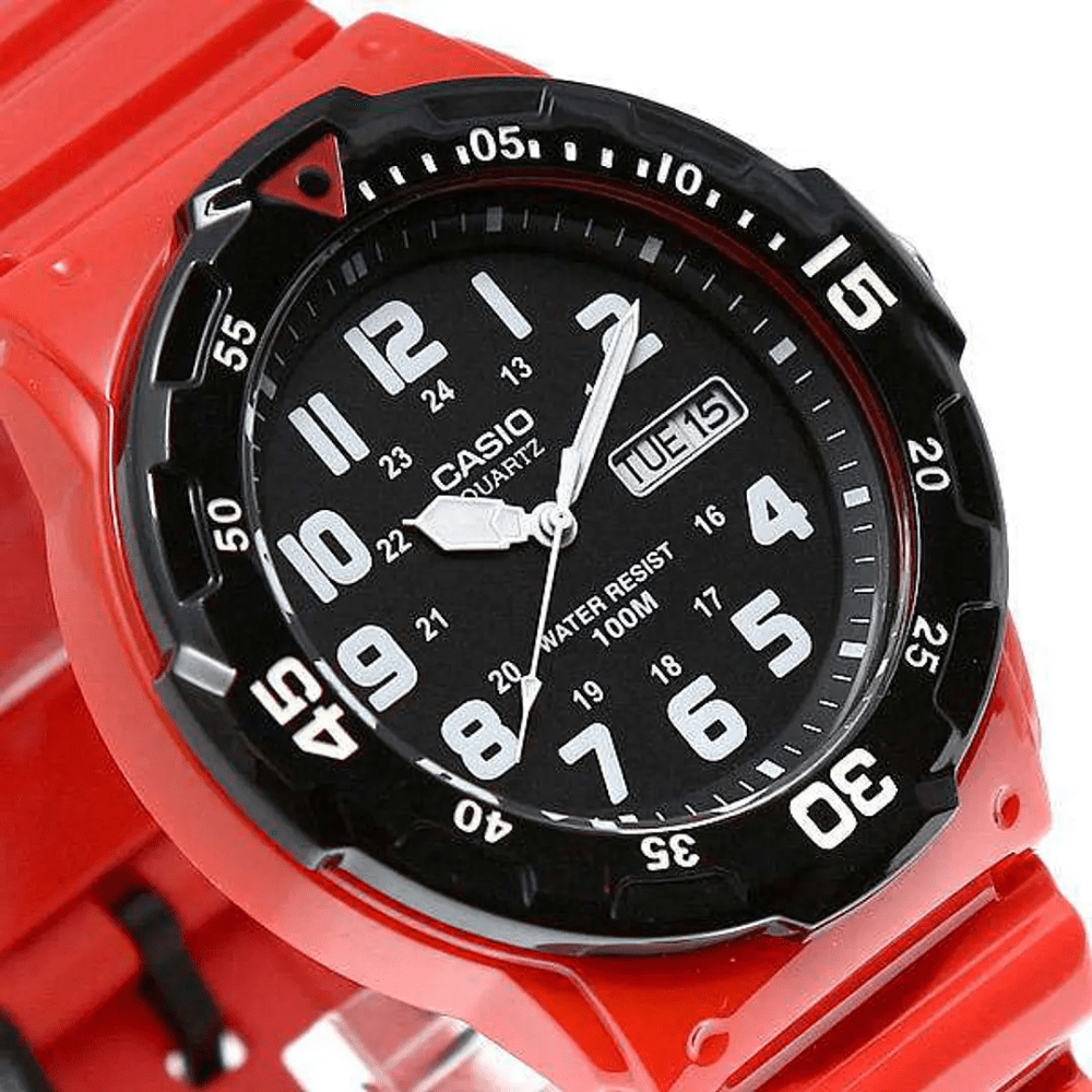 RELOJ CASIO MRW-200HC-4BVDF  ROJO3