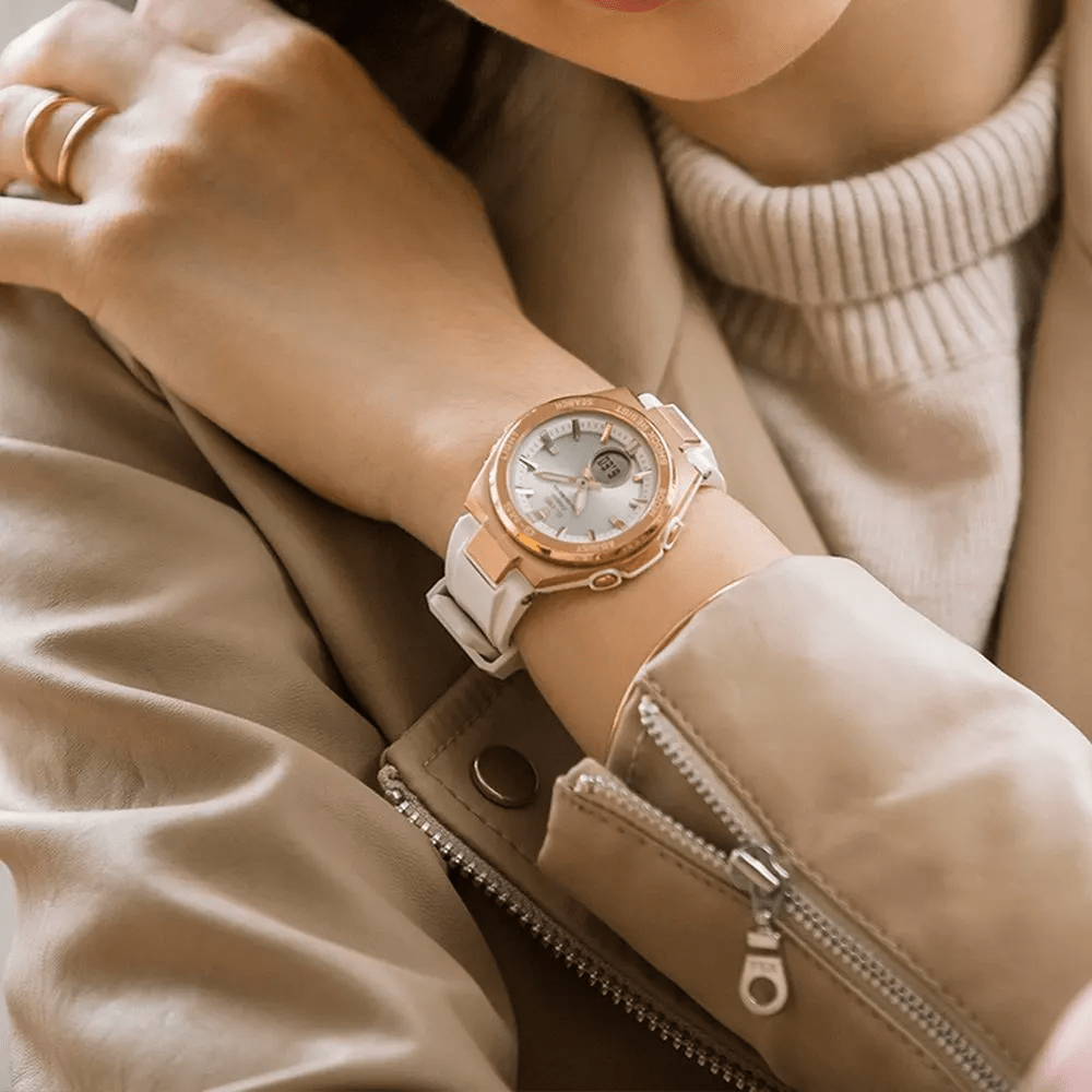 RELOJ CASIO MSG-S200G-7ADR BABY-G BRONCE2