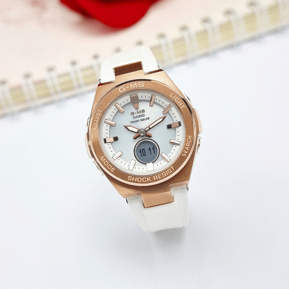 RELOJ CASIO MSG-S200G-7ADR BABY-G BRONCE5