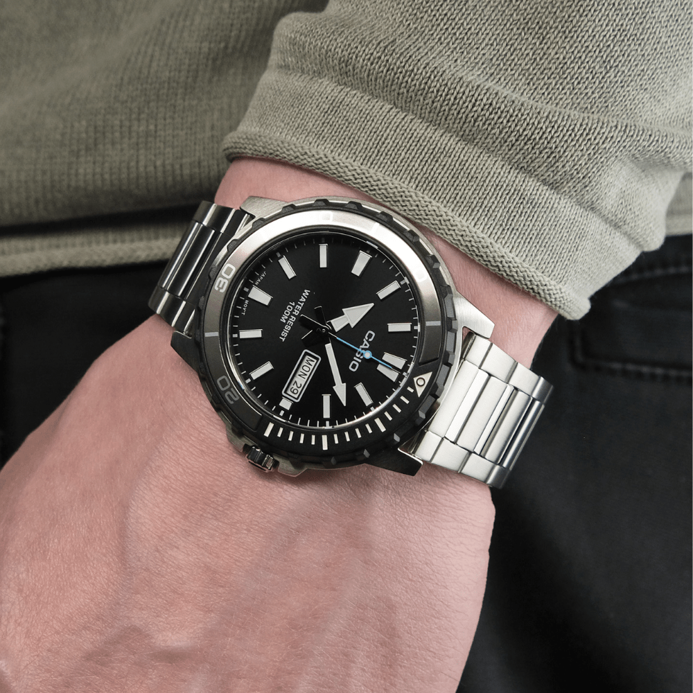 RELOJ CASIO MTD-125D-1A3VDF QUARTZ PLATEADO2