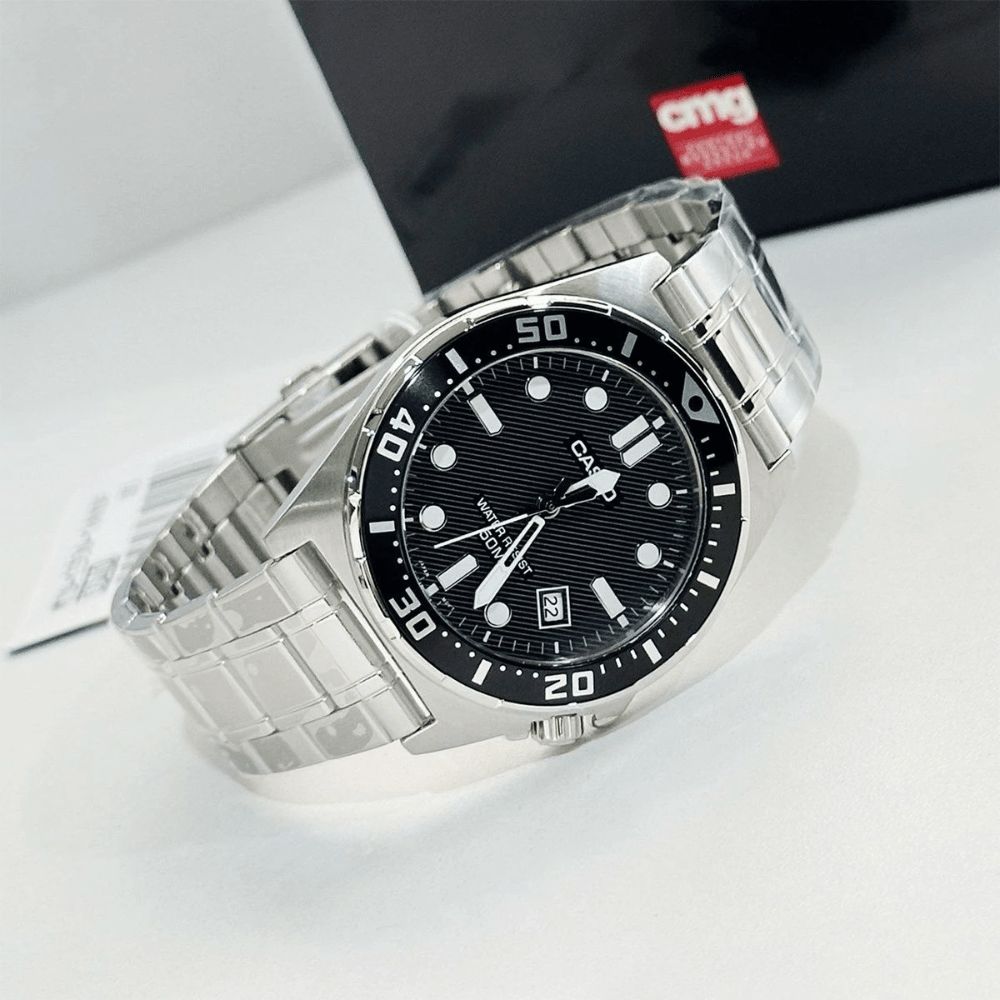 Reloj Casio Deportivo MTD-135D-1AVDF Acero Análogo Plateado Hombre3
