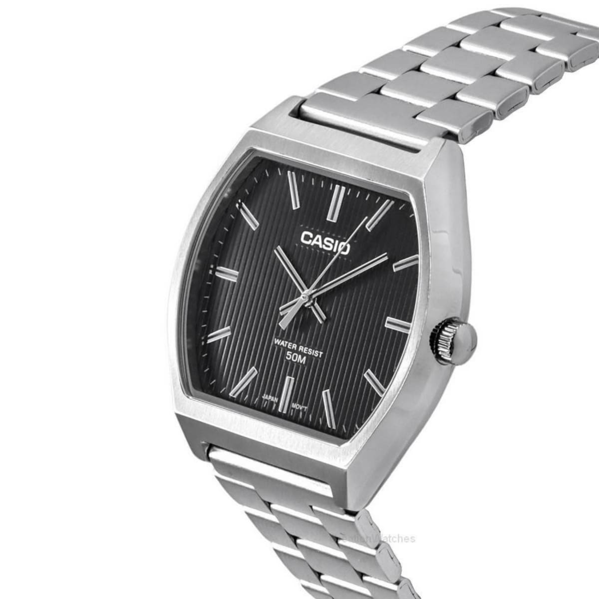 Reloj Casio Vintage MTP-B140D-1ADF Cuadrado Acero Plateado Unisex4