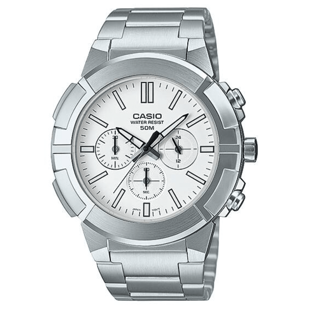 RELOJ CASIO MTP-E500D-7AVDF CLASICO PLATEADO1