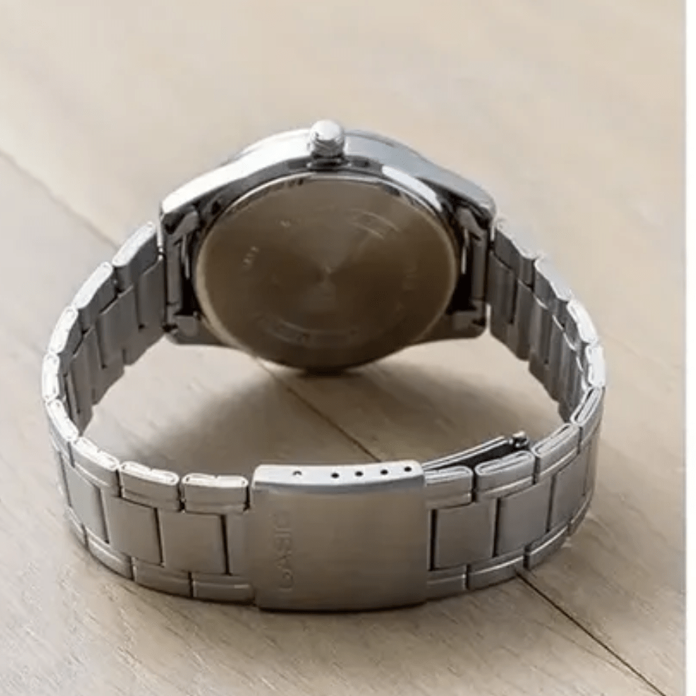 Reloj Casio Clásico MTP-V005D-7BUDF Acero Análogo Slim Design Plateado Hombre5
