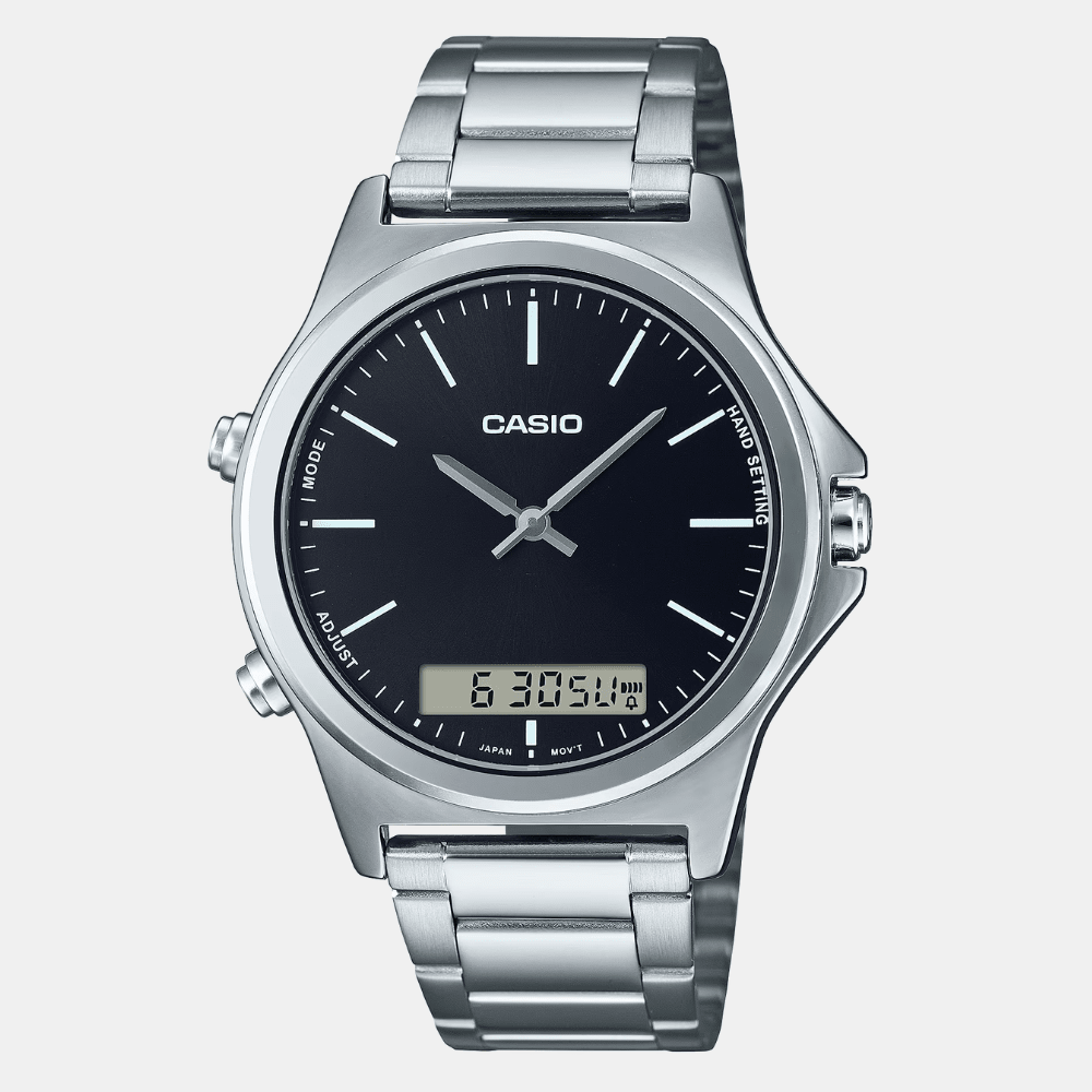 Reloj Casio MTP-VC01D-1EUDF Clásico Análogo-Digital Plateado Hombre1