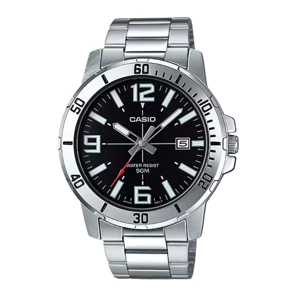 Reloj Casio MTP-VD01D-1BVUDF Deportivo Acero Análogo Plateado Hombre7