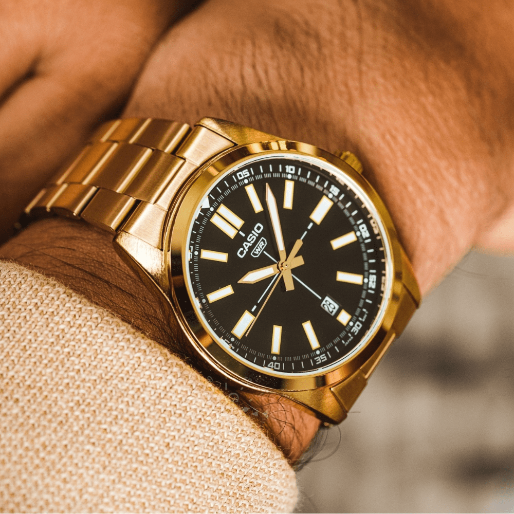 Reloj Casio Clásico MTP-VD02G-1EUDF Dorado Acero Análogo Hombre2