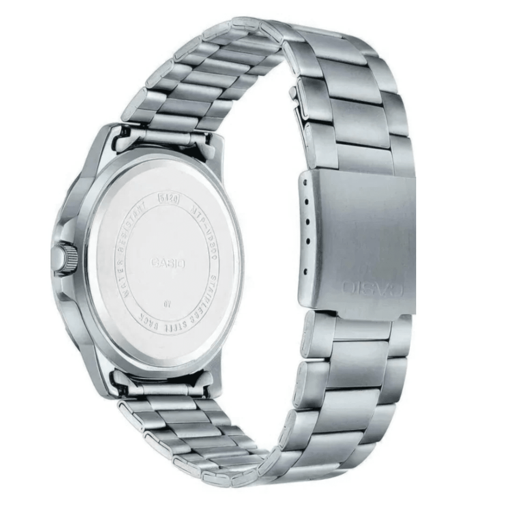 Reloj Casio Clásico MTP-VD300D-7EUDF 3 Esferas Análogo Plateado Hombre4