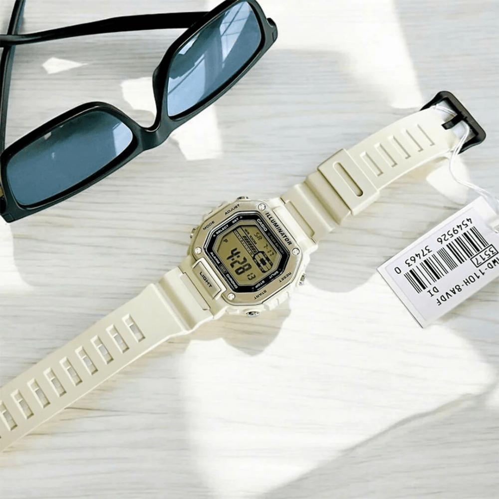 Reloj Casio Deportivo MWD-110H-8AVDF Heavy Duty Aesthetics Digital Blanco Hombre5