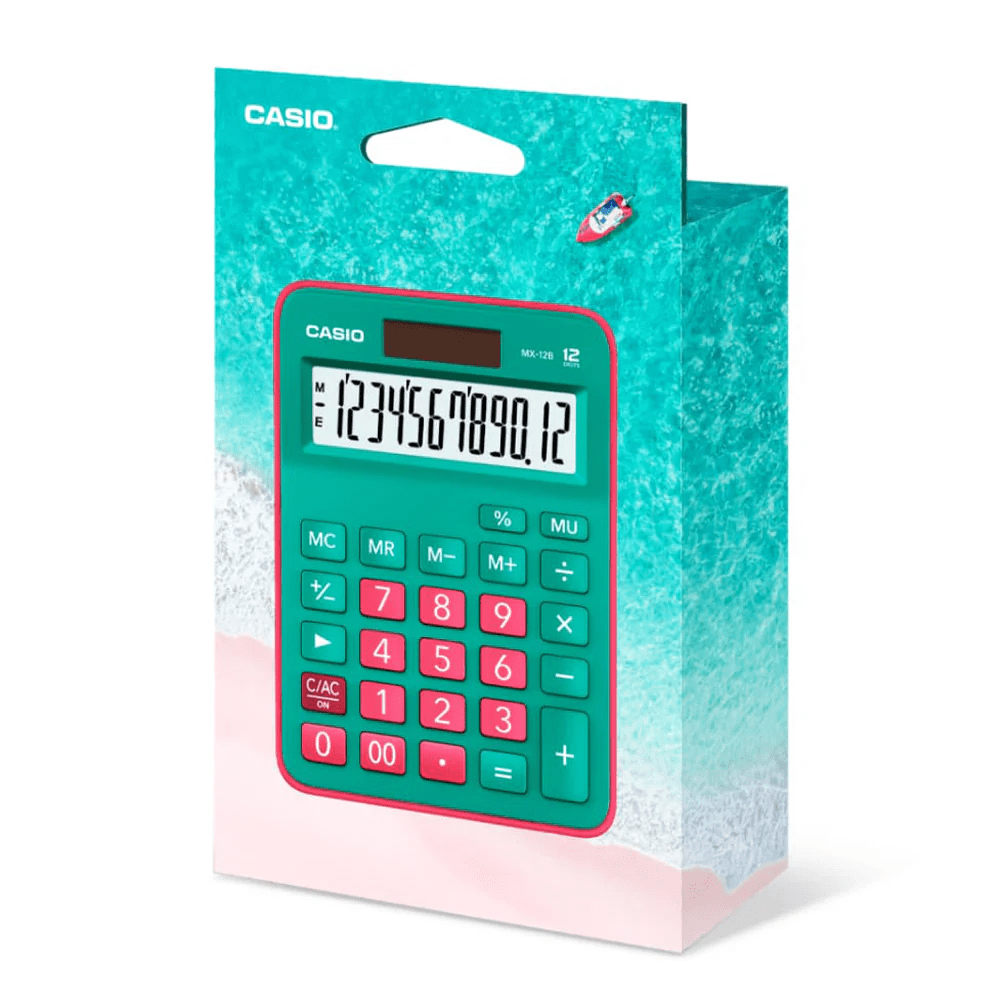 CALCULADORA CASIO MX-12B-GNRD3