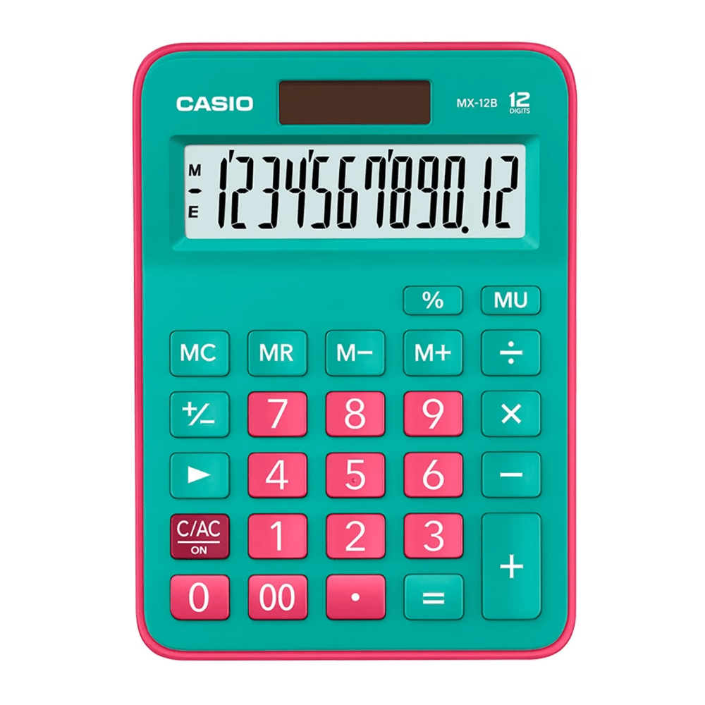 CALCULADORA CASIO MX-12B-GNRD1