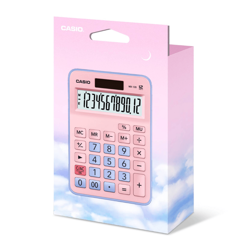 CALCULADORA CASIO MX-12B-PKLB3
