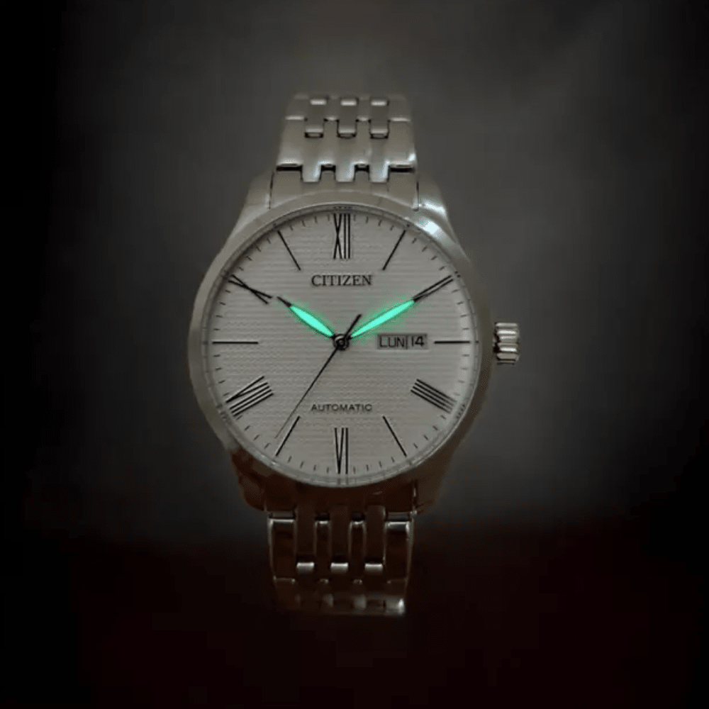 Reloj Citizen Automático NH8350-59A Plateado Dial Blanco Hombre4