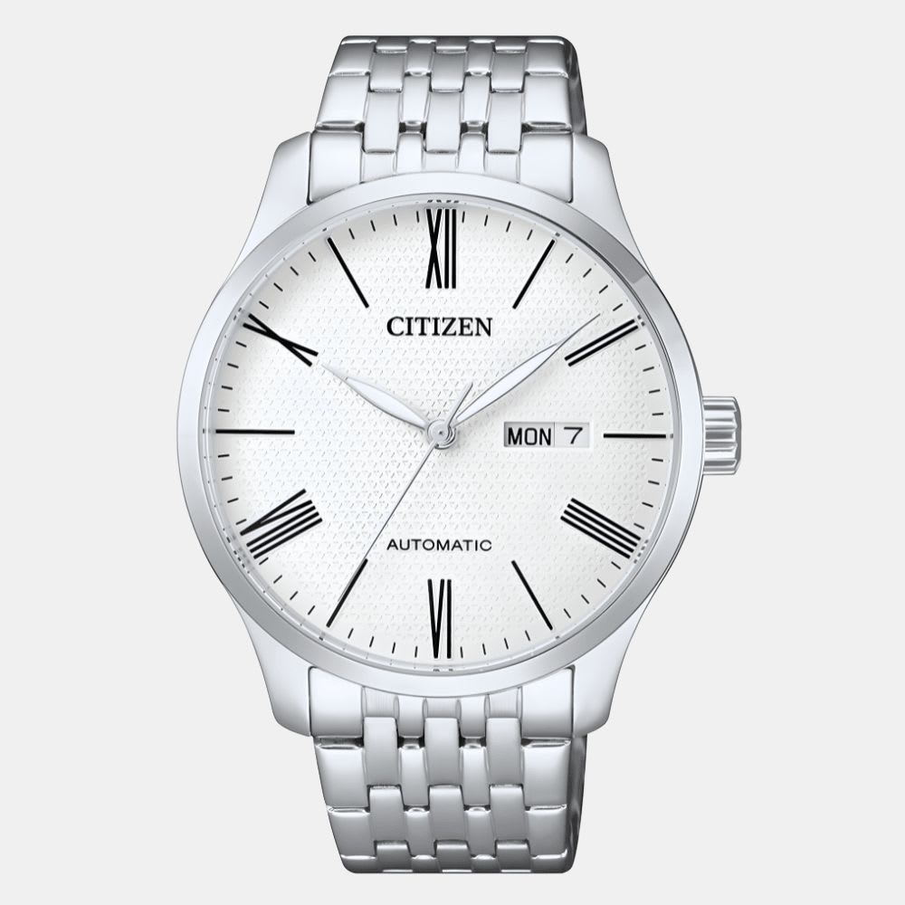 Reloj Citizen Automático NH8350-59A Plateado Dial Blanco Hombre1