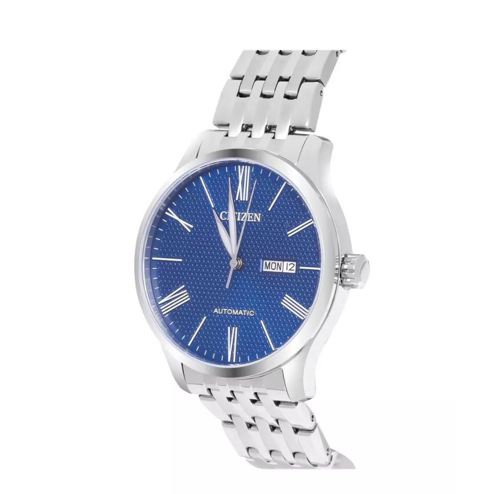 Reloj Citizen Automático NH8350-59L Plateado Dial Azul Hombre5