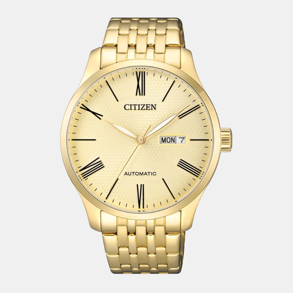 Reloj Citizen Automático NH8352-53P Acero Dorado Hombre1