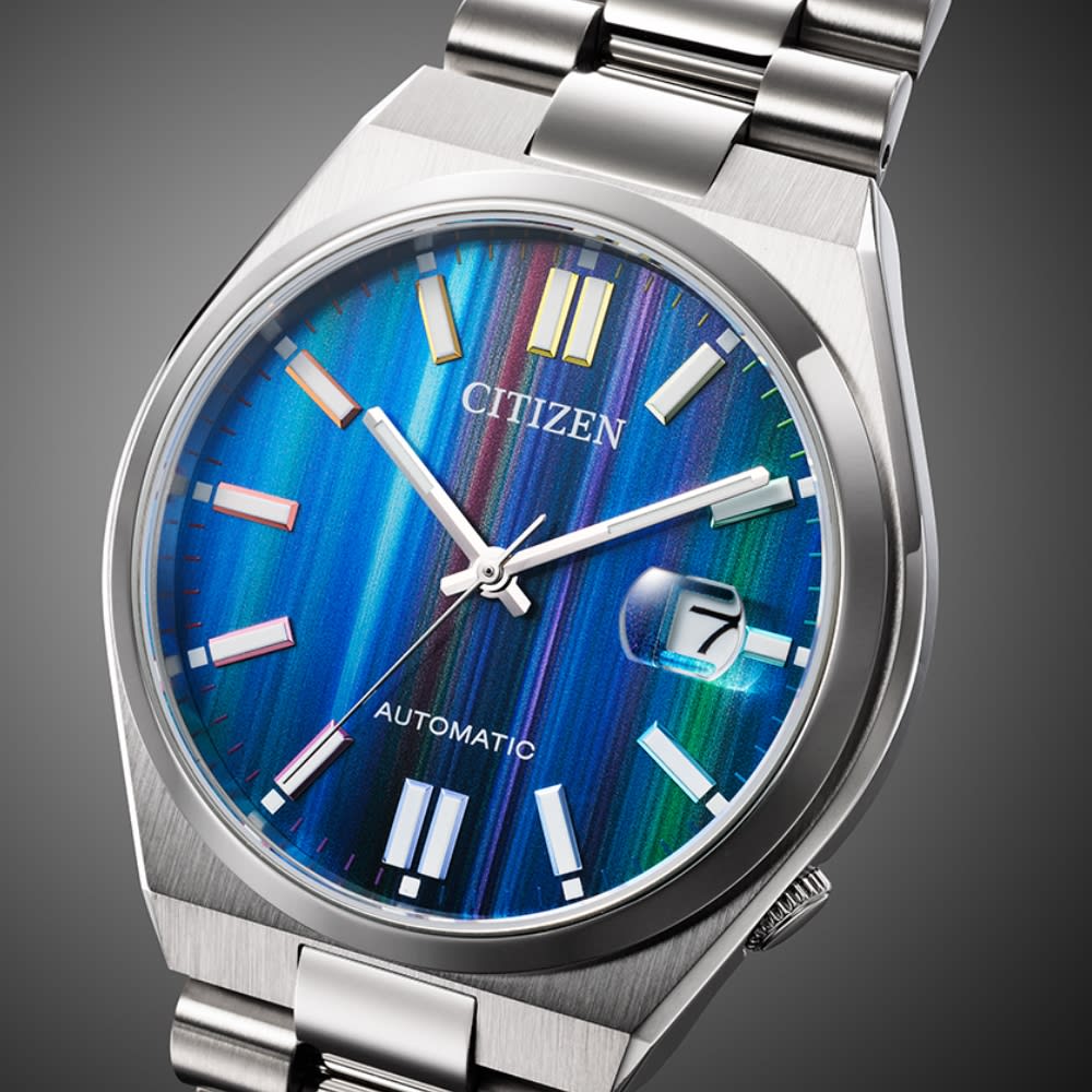 Reloj Citizen Tsuyosa NJ0151-53W Acero Plateado Automático Esfera Multicolor Hombre3