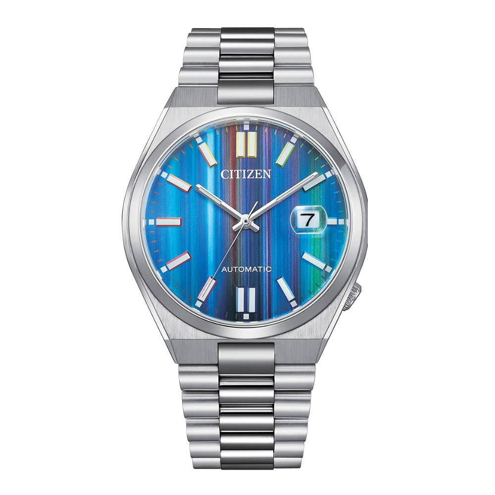 Reloj Citizen Tsuyosa NJ0151-53W Acero Plateado Automático Esfera Multicolor Hombre8
