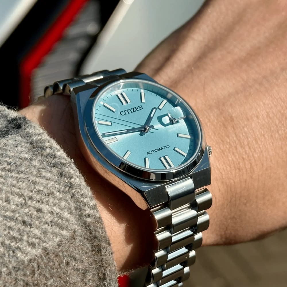 Reloj Citizen Tsuyosa NJ0200-50L Acero Plateado Automático Tiffany Unisex5