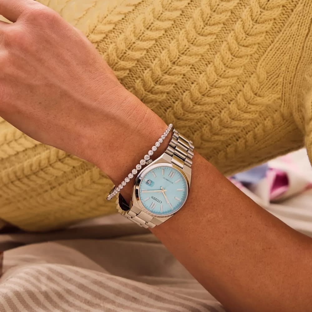 Reloj Citizen Tsuyosa NJ0200-50L Acero Plateado Automático Tiffany Unisex4