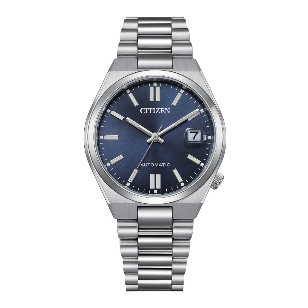 Reloj Citizen Tsuyosa NJ0200-50M Acero Plateado Automático Azul Unisex7