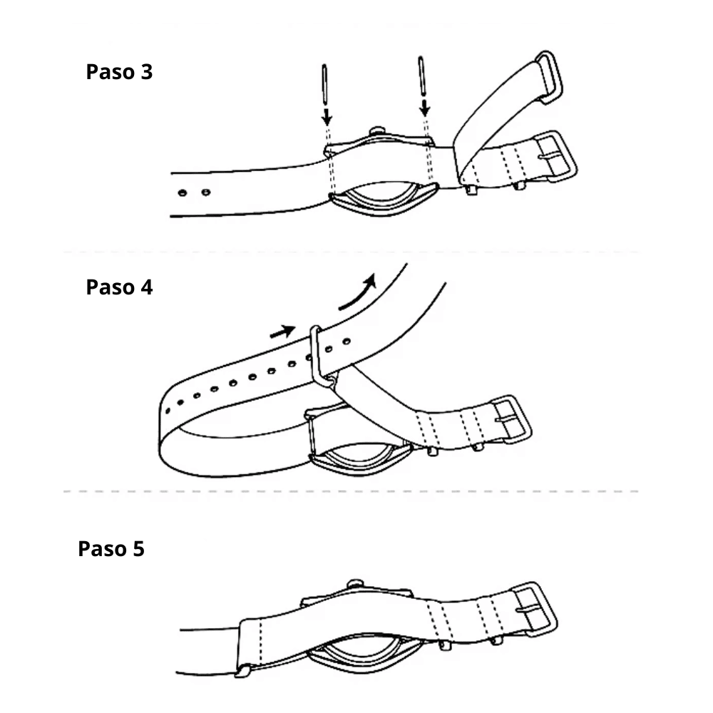 PULSERA MOKATTO NATO TELA NYLON N°183