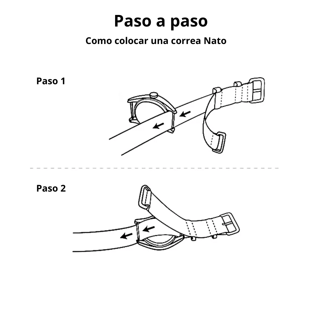 PULSERA MOKATTO NATO TELA NYLON N°182