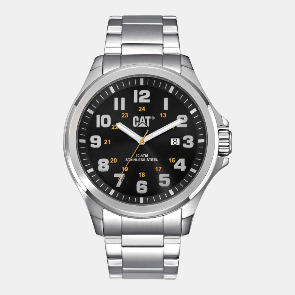 Reloj Cat Operador PU.141.11.117 Análogo Plateado Dial Negro Hombre1
