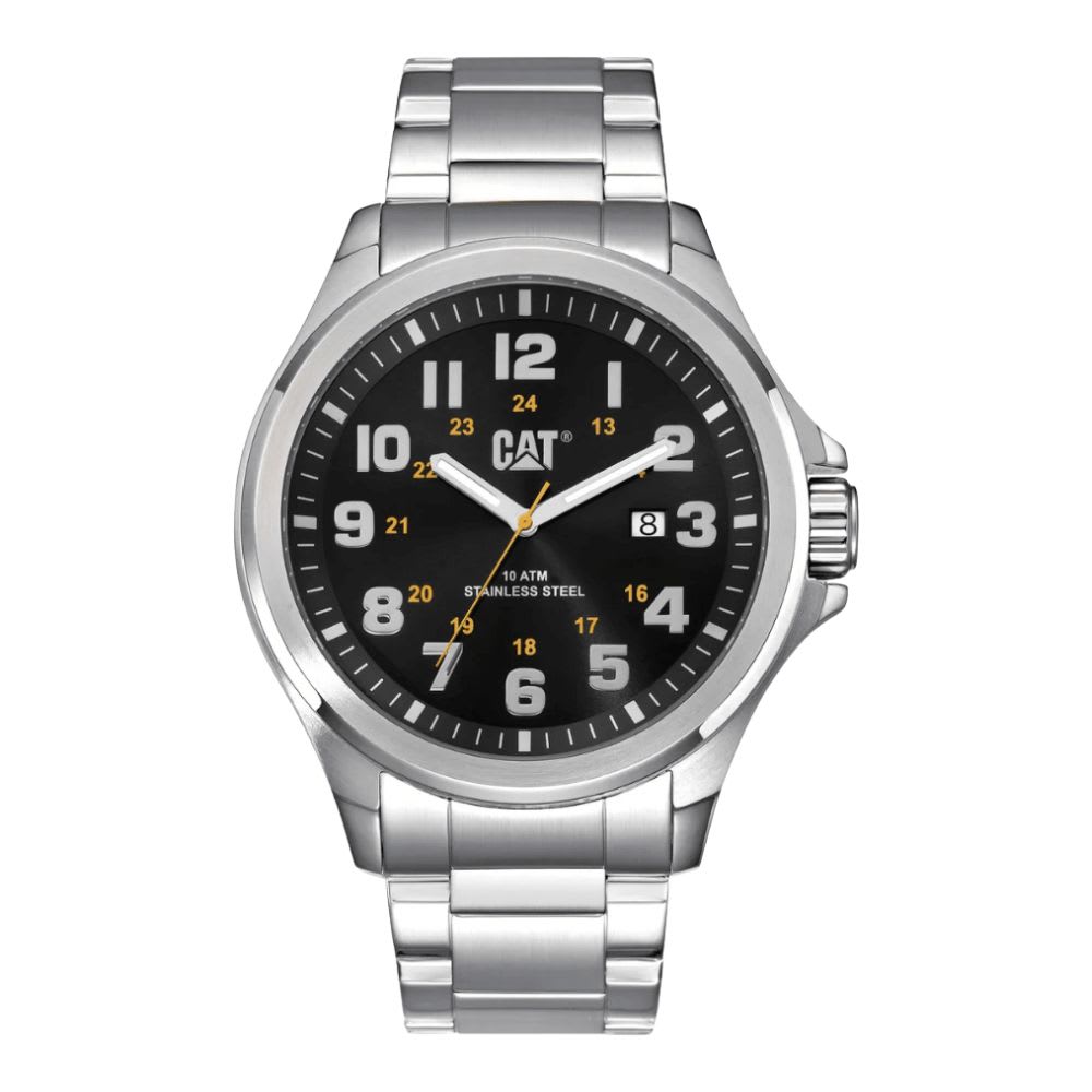 Reloj Cat Operador PU.141.11.117 Análogo Plateado Dial Negro Hombre5