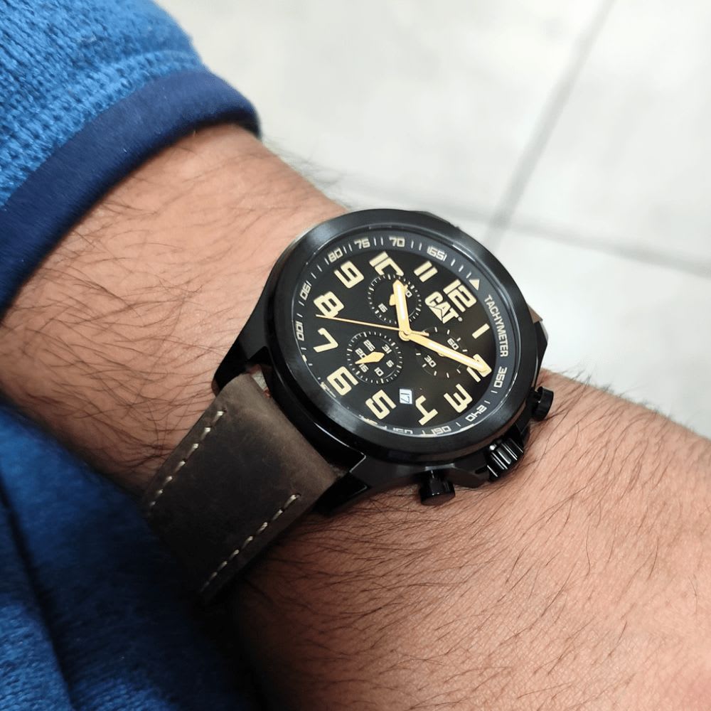 Reloj Cat Operador PU.263.35.114 Análogo Negro Chrono Dial Negro Hombre3