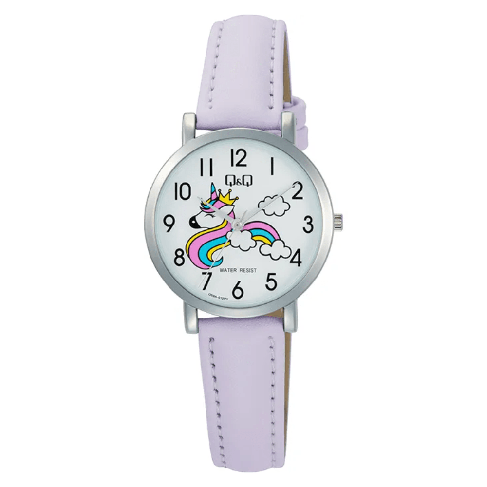 RELOJ Q&Q Q58A-012PY LILA NIÑA1