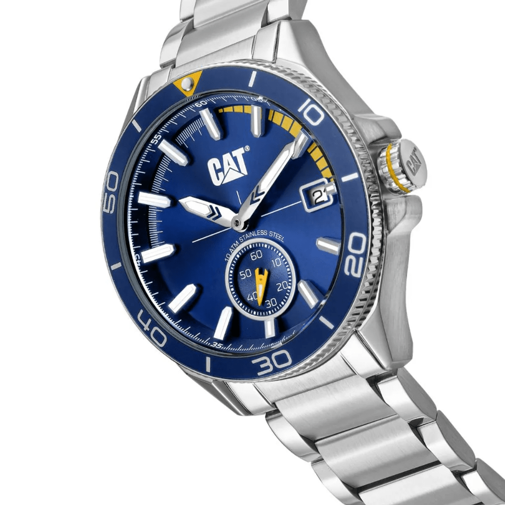 RELOJ CAT QC.141.11.626 DOME PLATEADO2