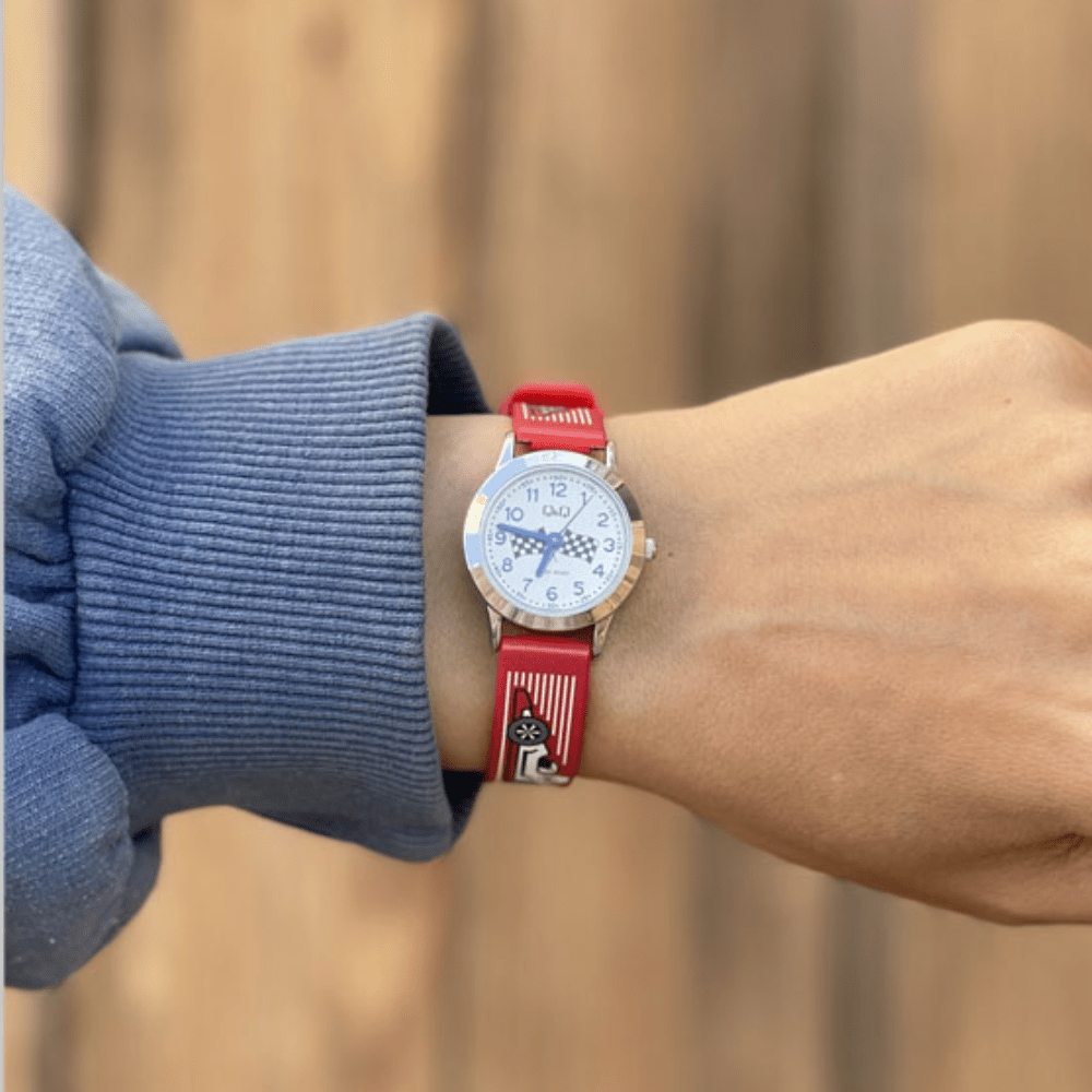 RELOJ Q&Q QC29J334Y ROJO NIÑO2