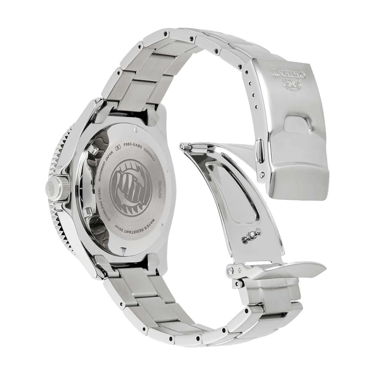 Reloj Orient Kanno RA-AA0913L Diver Automático Deportivo Plateado Azul Hombre7