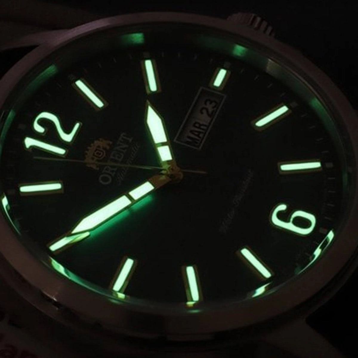 Reloj Orient RA-AA0C06E39B Automático Clásico Plateado Verde Hombre6