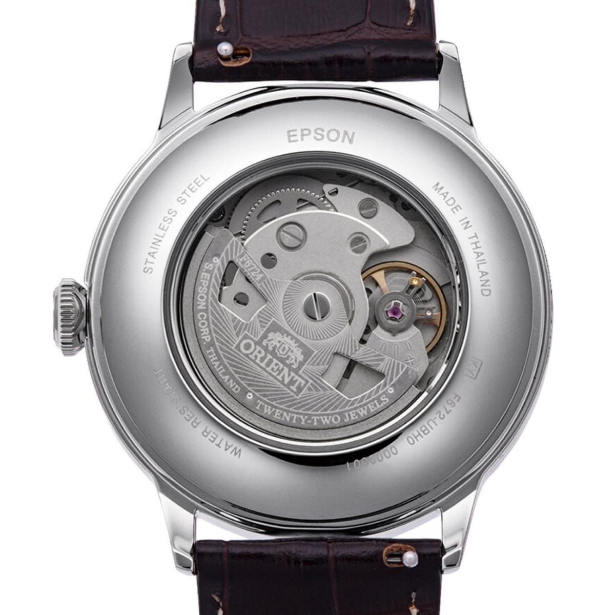 Reloj Orient Bambino RA-AC0023E30B Automático Clásico Plateado Verde Hombre8