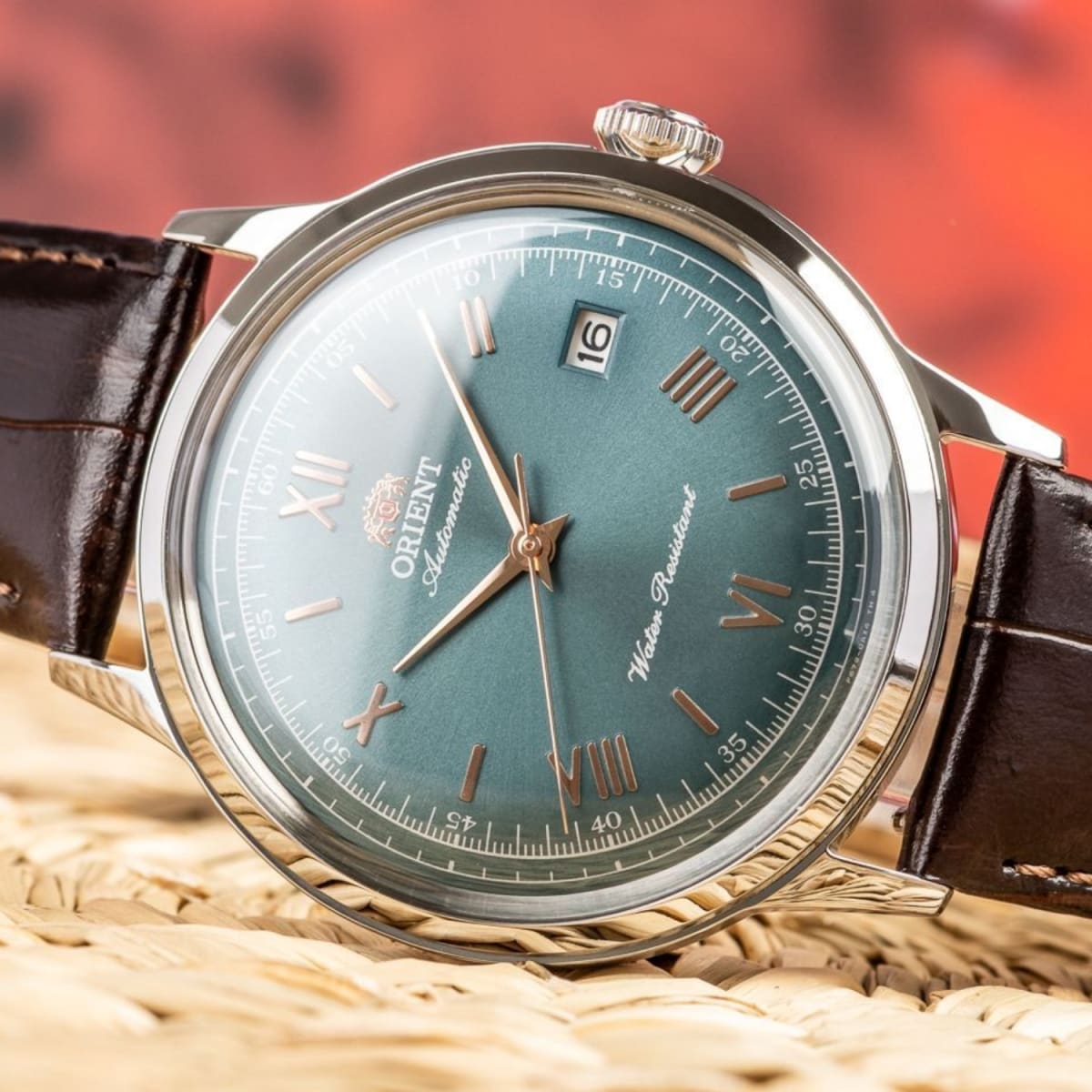 Reloj Orient Bambino RA-AC0023E30B Automático Clásico Plateado Verde Hombre3