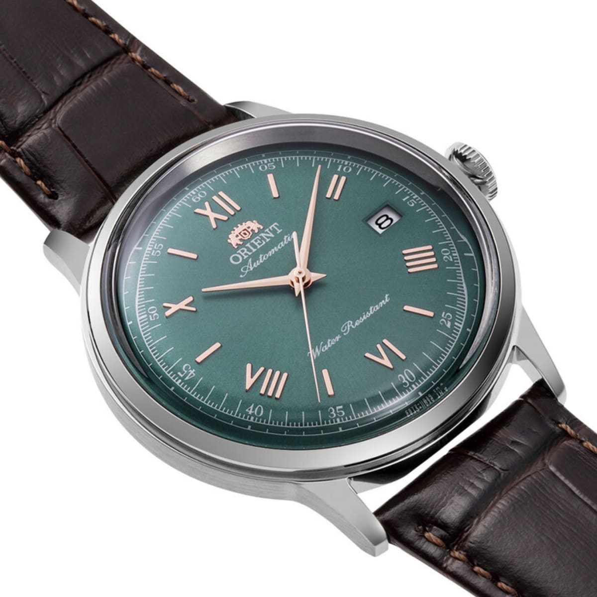 Reloj Orient Bambino RA-AC0023E30B Automático Clásico Plateado Verde Hombre7