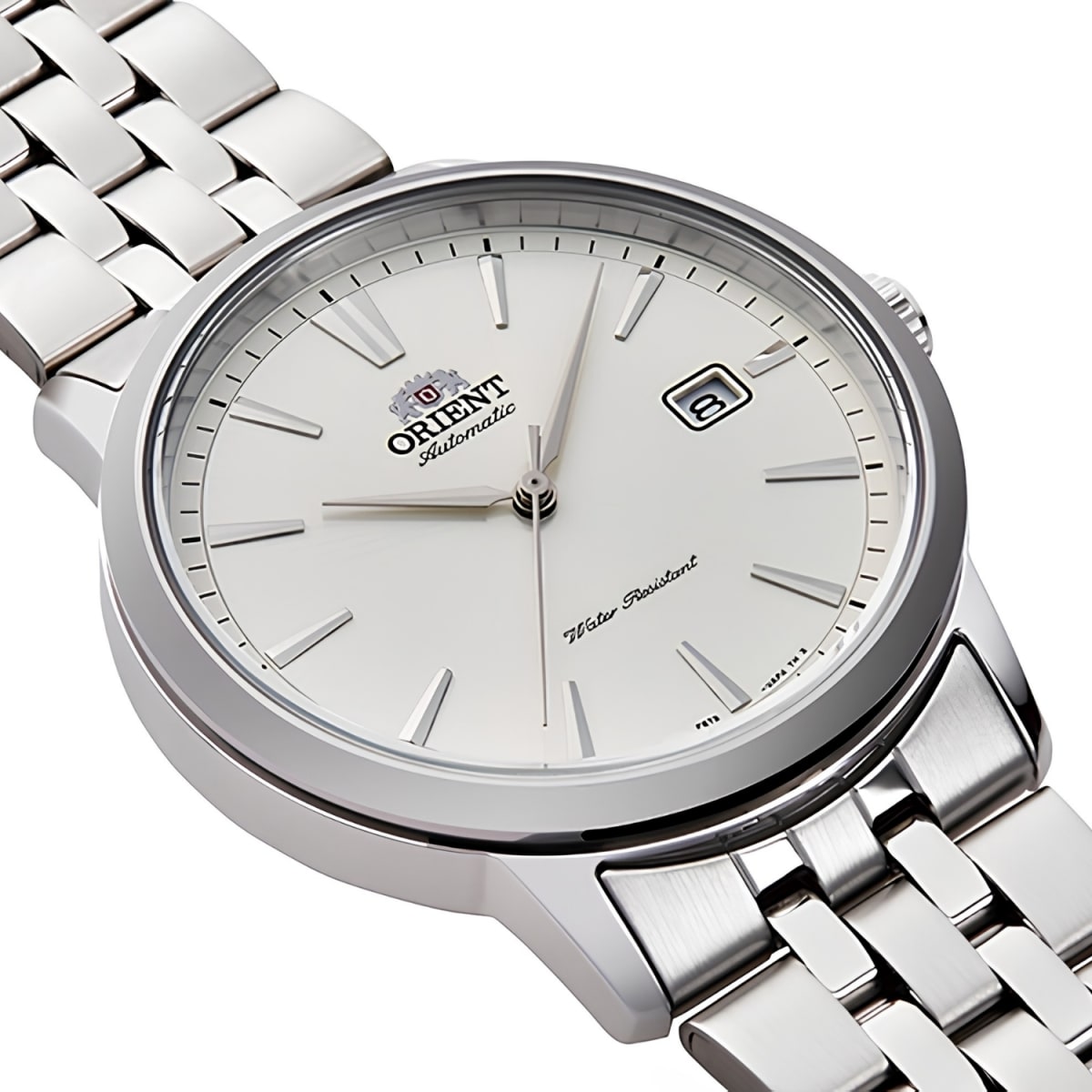 Reloj Orient Symphony III RA-AC0F02S30B Automático Clasico Plateado Hombre7