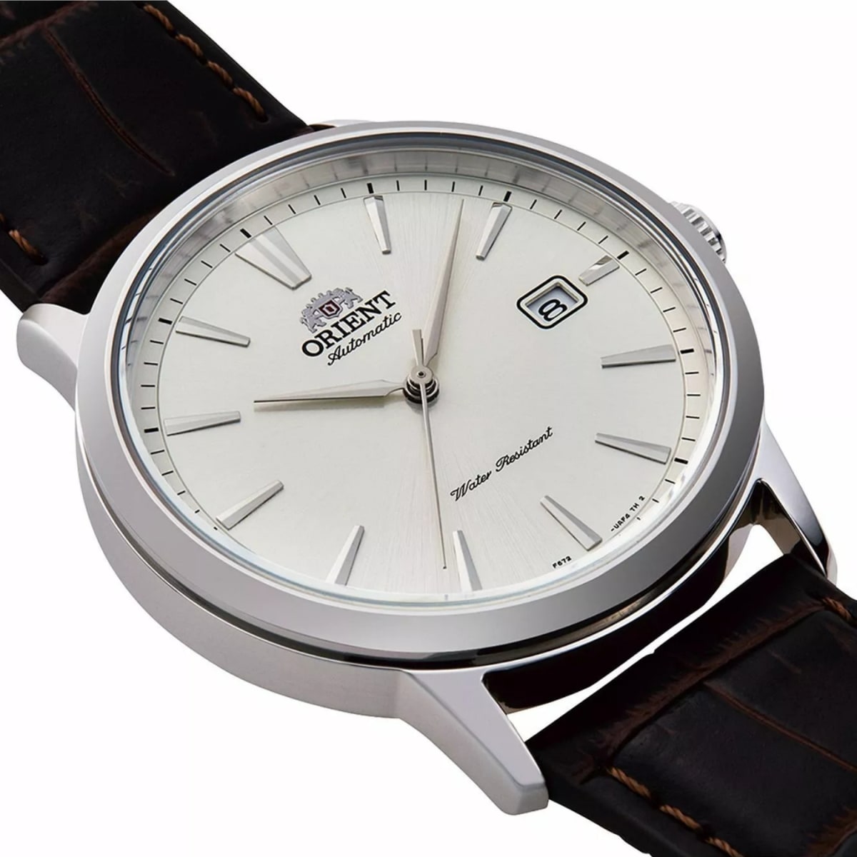 Reloj Orient Symphony III RA-AC0F07S30B Automático Clásico Plateado Hombre3