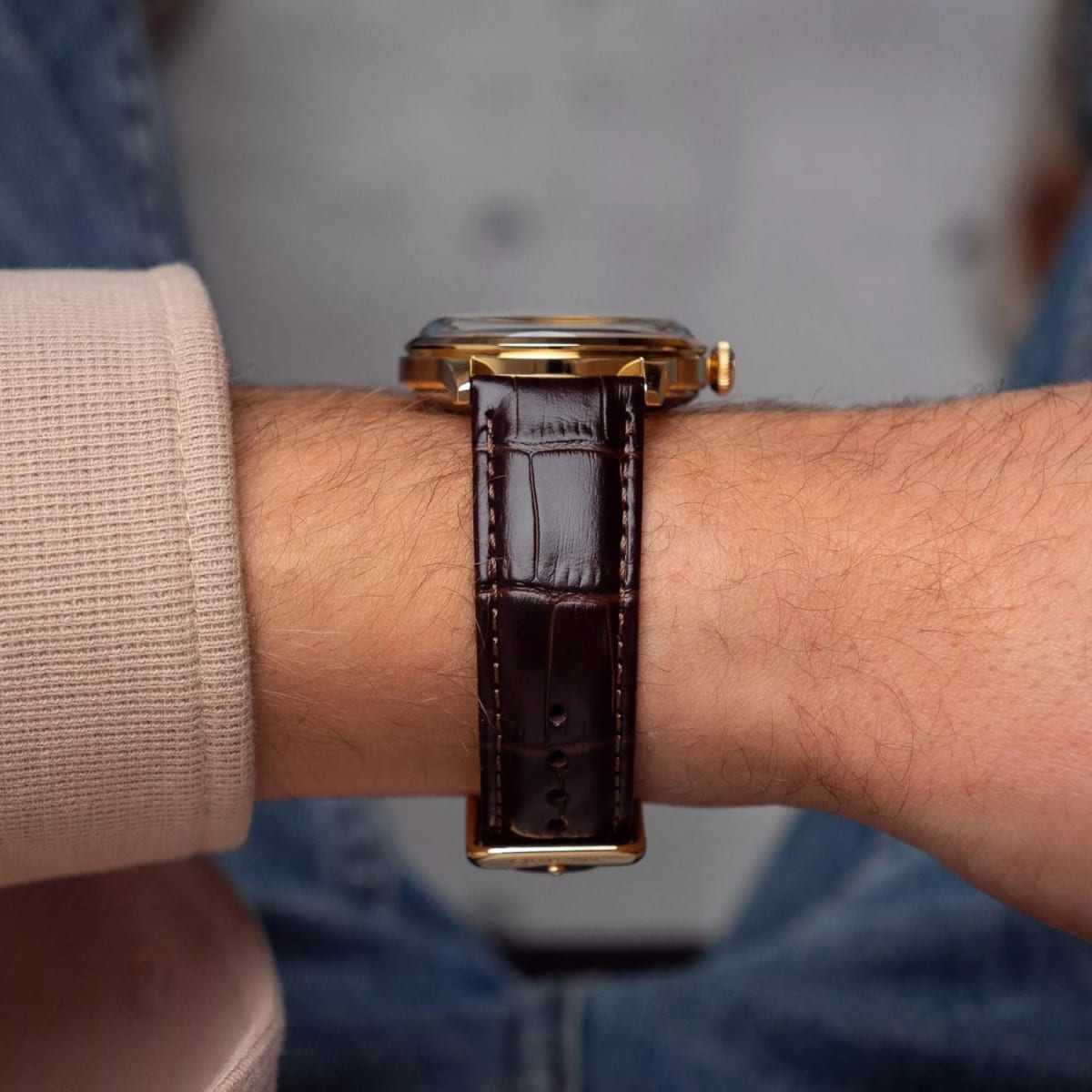 Reloj Orient Bambino RA-AC0M01S30B Version 7 Automático Clásico Dorado Hombre3