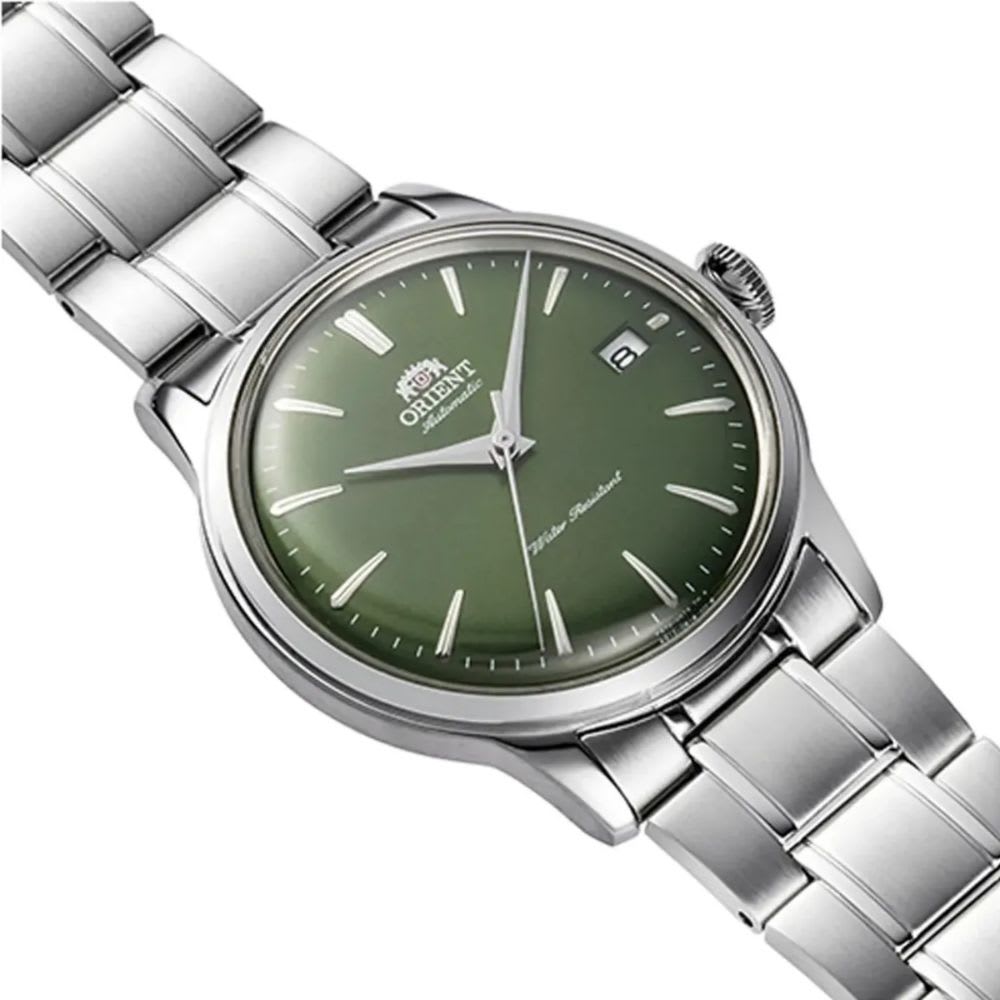 Reloj Orient Bambino RA-AC0M09E30B Automático Clásico Plateado Verde Hombre6