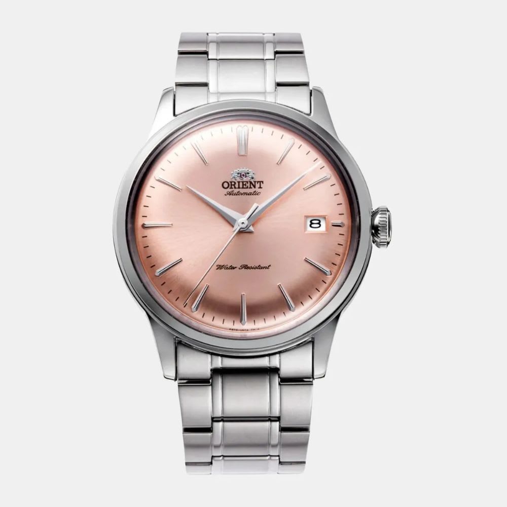 Reloj Orient Bambino RA-AC0M11Y30B Automático Clásico Plateado Rosado Hombre1