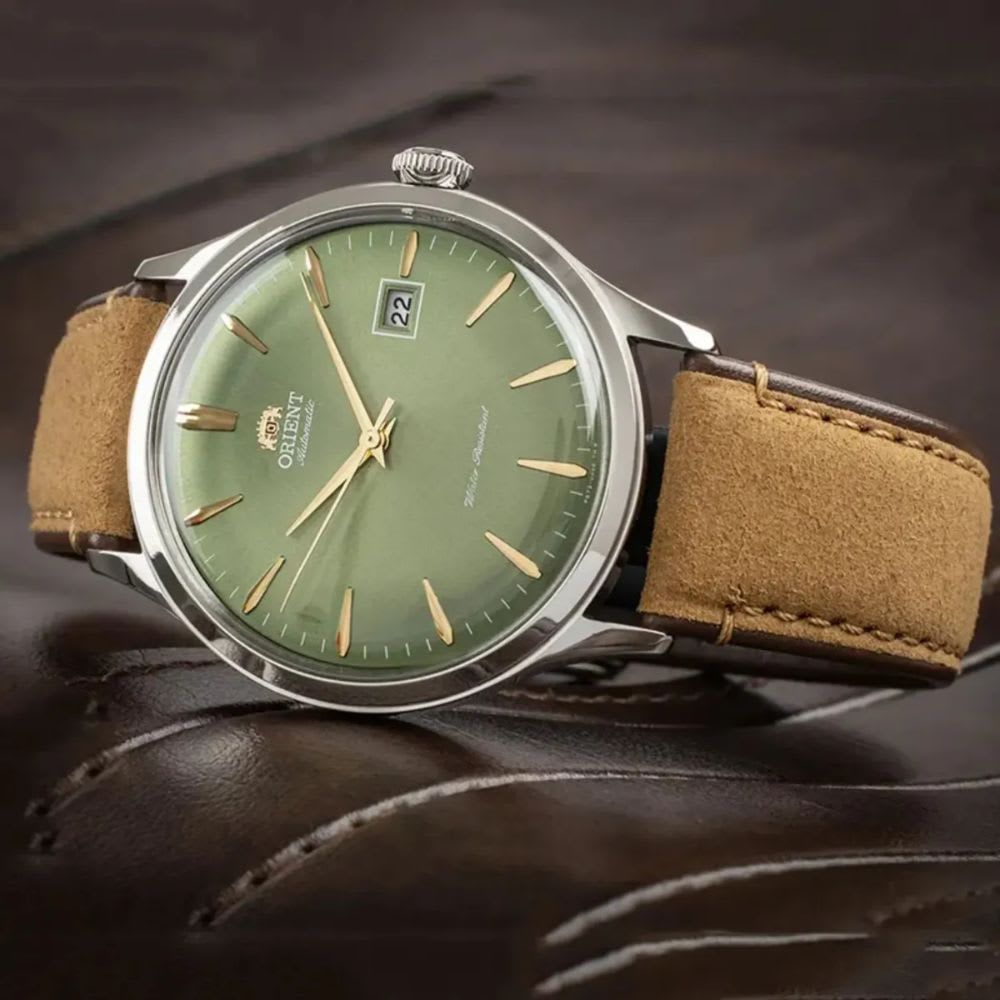 Reloj Orient Bambino RA-AC0P01E30B Version 4 Automático Clásico Plateado Verde Hombre3