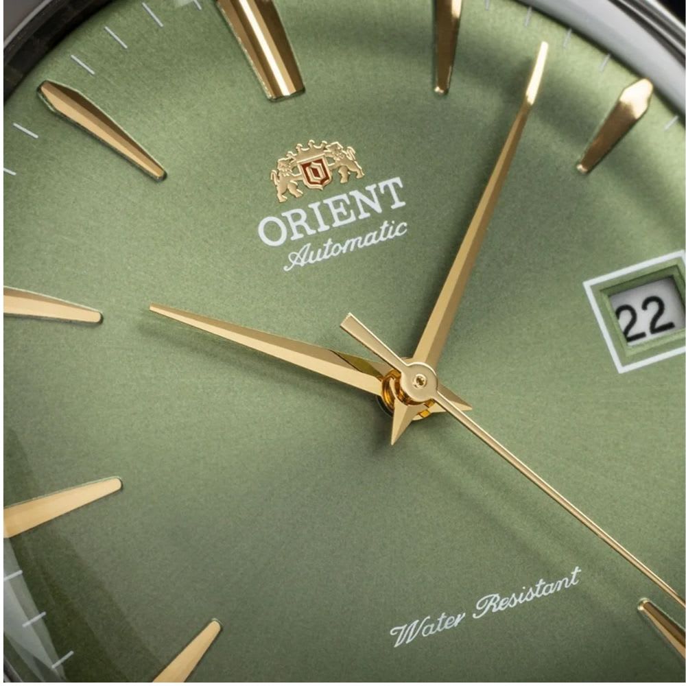 Reloj Orient Bambino RA-AC0P01E30B Version 4 Automático Clásico Plateado Verde Hombre5
