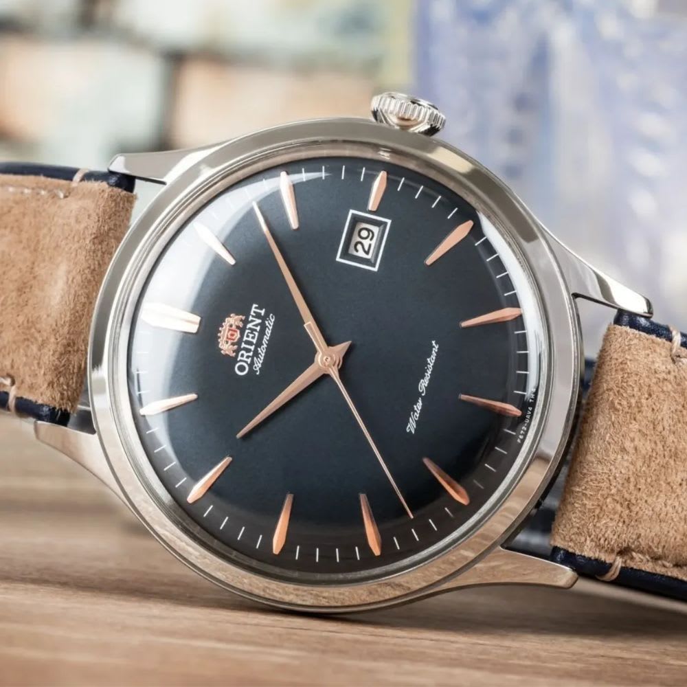 Reloj Orient Bambino RA-AC0P02L30B Version 4 Automático Clásico Plateado Azul Hombre5
