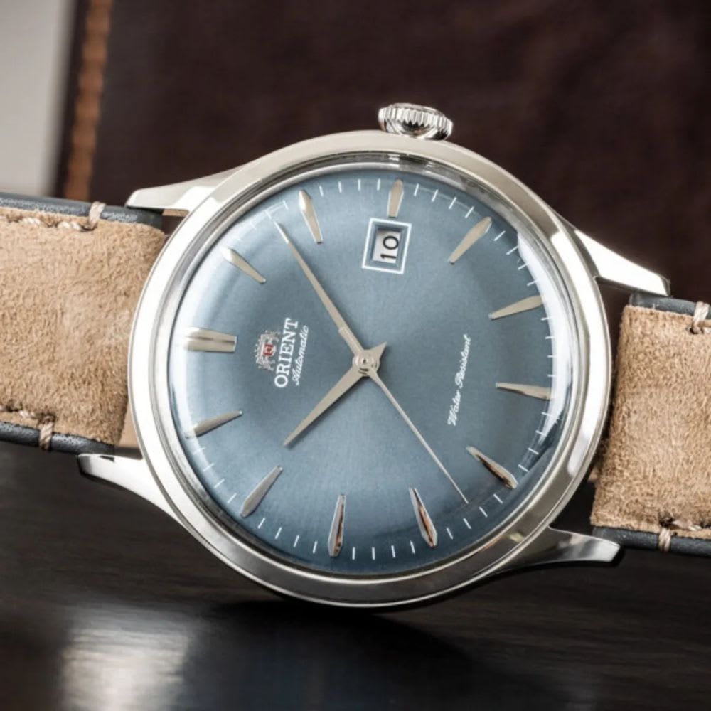 Reloj Orient Bambino RA-AC0P03L30B Version 4 Automático Clásico Plateado Azul Hombre4
