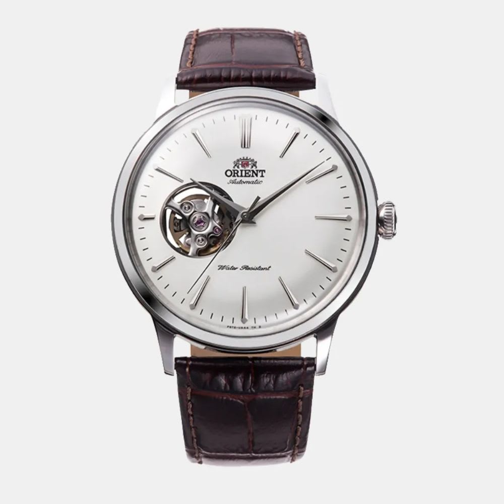 Reloj Orient Bambino RA-AG0002S30B Open Heart Automático ClásicoPlateado Hombre1