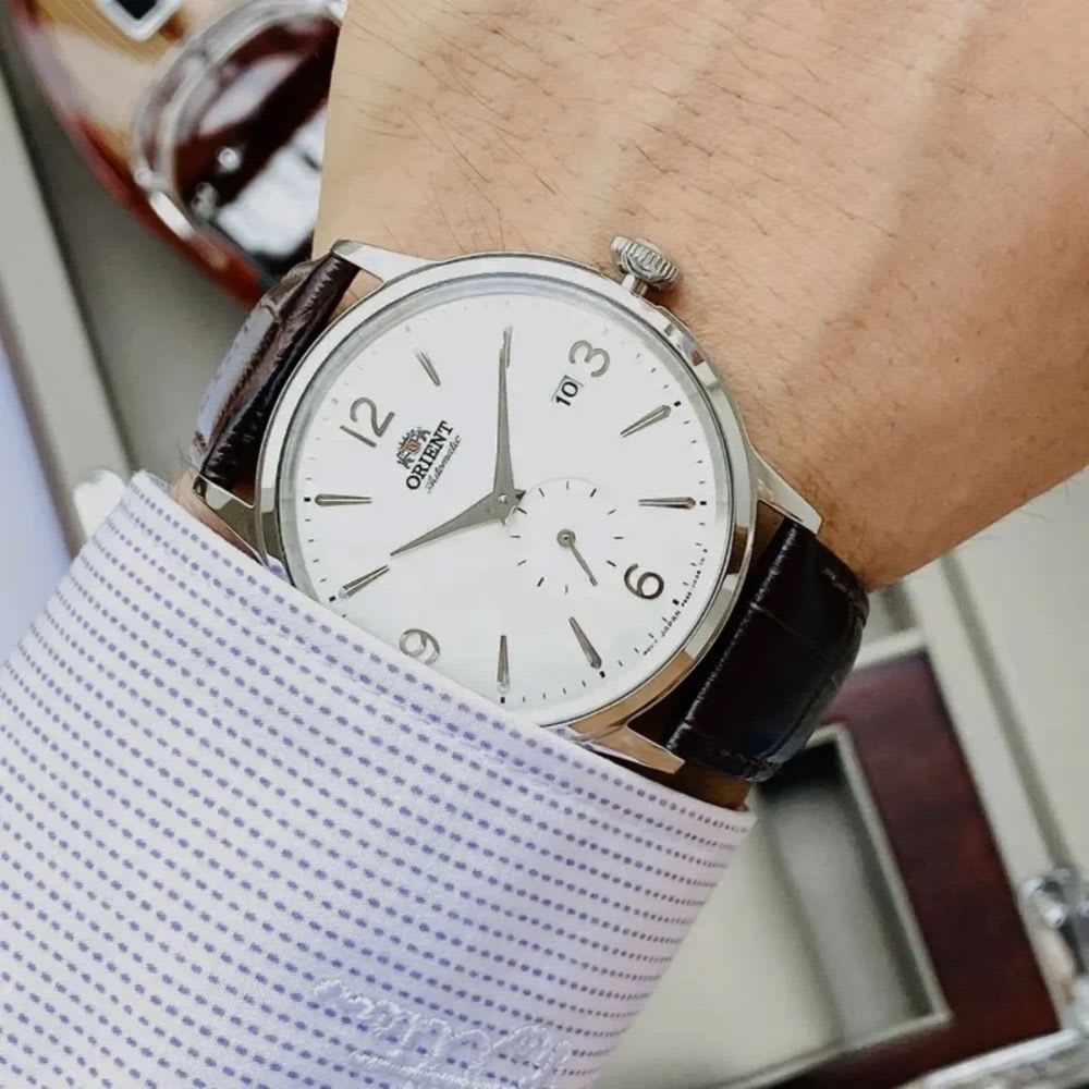 Reloj Orient Bambino RA-AP0002S30B Small Seconds Automático Clásico Plateado Hombre2
